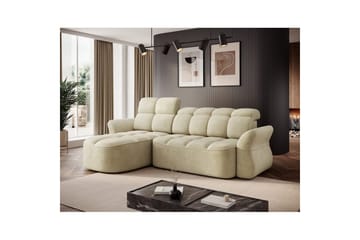 Sektionssoffa Eltap Beneth 301x115x185 cm - Monolith 04, Beige, Vänster - Möbler - Soffa - Bäddsoffa