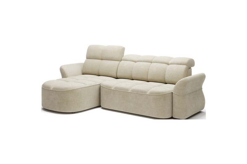 Sektionssoffa Eltap Beneth 301x115x185 cm - Monolith 04, Beige, Vänster - Möbler - Soffa - Bäddsoffa