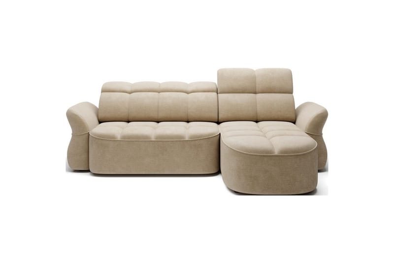 Sektionssoffa Eltap Beneth 301x115x185 cm - Nube 20, Beige, Höger - Möbler - Soffa - Bäddsoffa