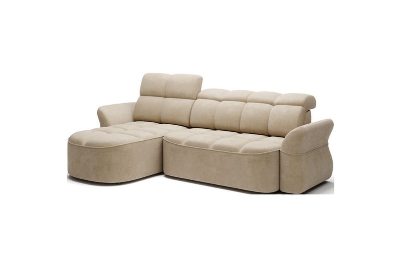 Sektionssoffa Eltap Beneth 301x115x185 cm - Nube 20, Beige, Vänster - Möbler - Soffa - Bäddsoffa