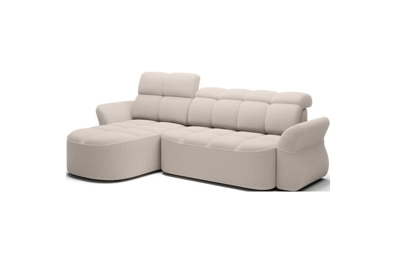 Sektionssoffa Eltap Beneth 301x115x185 cm - Royal 18, Beige, Vänster - Möbler - Soffa - Bäddsoffa