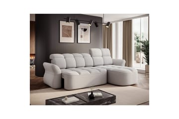Sektionssoffa Eltap Beneth 301x115x185 cm - Space 03, Ljusgrå, Höger - Möbler - Soffa - Bäddsoffa