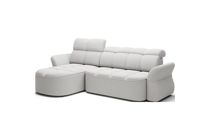 Sektionssoffa Eltap Beneth 301x115x185 cm - Space 03, Ljusgrå, Vänster - Möbler - Soffa - Bäddsoffa