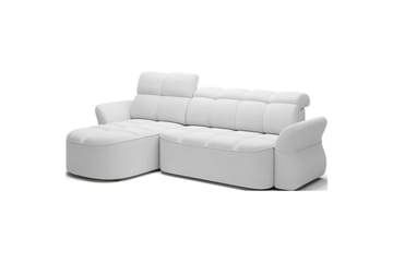 Sektionssoffa Eltap Beneth 301x115x185 cm - Paolli 01 Vit, Vänster - Möbler - Soffa - Bäddsoffa
