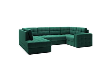 Sektionssoffa Eltap Blewett 299x198x82 cm - Lukso 35, Grön, Vänster - Möbler - Soffa - Bäddsoffa