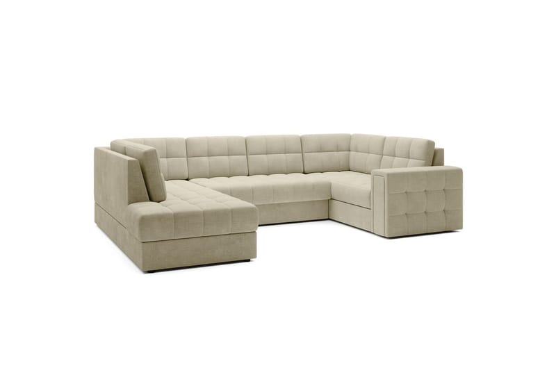 Sektionssoffa Eltap Blewett 299x198x82 cm - Monolith 04, Beige, Vänster - Möbler - Soffa - Bäddsoffa