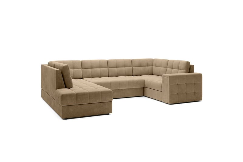 Sektionssoffa Eltap Blewett 299x198x82 cm - Monolith 09, Mörkbeige, Vänster - Möbler - Soffa - Bäddsoffa