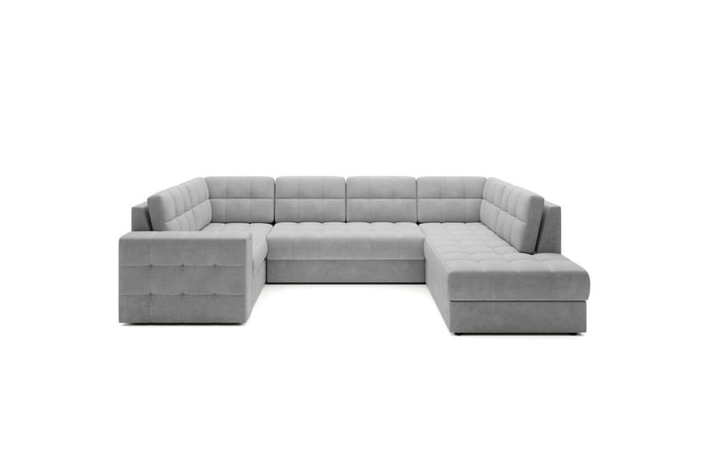 Sektionssoffa Eltap Blewett 299x198x82 cm - Monolith 84, Ljusgrå, Höger - Möbler - Soffa - Bäddsoffa