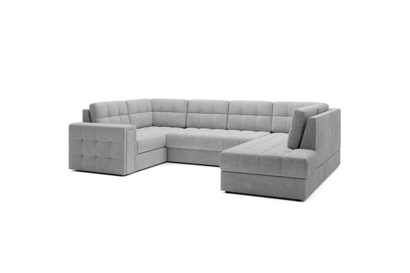 Sektionssoffa Eltap Blewett 299x198x82 cm - Monolith 84, Ljusgrå, Höger - Möbler - Soffa - Bäddsoffa