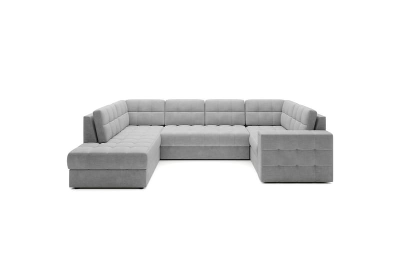 Sektionssoffa Eltap Blewett 299x198x82 cm - Monolith 84, Ljusgrå, Vänster - Möbler - Soffa - Bäddsoffa