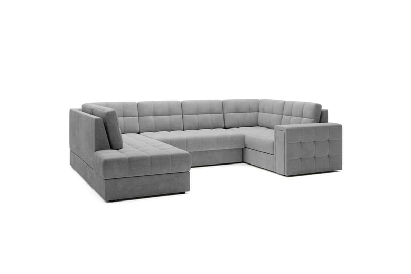 Sektionssoffa Eltap Blewett 299x198x82 cm - Monolith 85, Grå, Vänster - Möbler - Soffa - Bäddsoffa