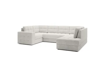 Sektionssoffa Eltap Blewett 299x198x82 cm - Royal 01, Vit, Höger - Möbler - Soffa - Bäddsoffa