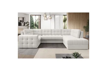 Sektionssoffa Eltap Blewett 299x198x82 cm - Royal 01, Vit, Höger - Möbler - Soffa - Bäddsoffa
