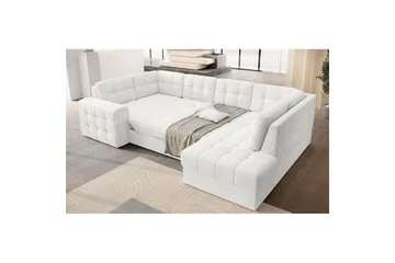 Sektionssoffa Eltap Blewett 299x198x82 cm - Royal 01, Vit, Höger - Möbler - Soffa - Bäddsoffa
