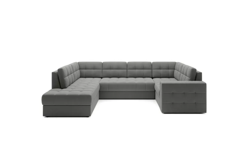 Sektionssoffa Eltap Blewett 299x198x82 cm - Sola 4, Grå, Vänster - Möbler - Soffa - Bäddsoffa