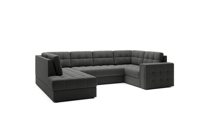 Sektionssoffa Eltap Blewett 299x198x82 cm - Sola 6, Mörkgrå, Vänster - Möbler - Soffa - Bäddsoffa