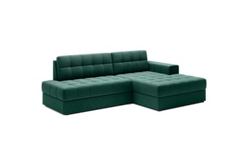 Sektionssoffa Eltap Blezalt 240x150x82 cm - Lukso 35, Grön, Höger - Möbler - Soffa - Bäddsoffa