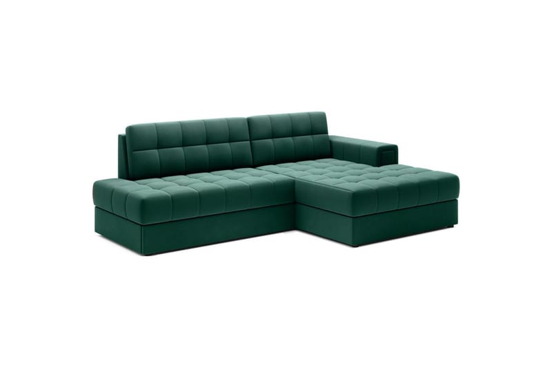 Sektionssoffa Eltap Blezalt 240x150x82 cm - Lukso 35, Grön, Höger - Möbler - Soffa - Bäddsoffa