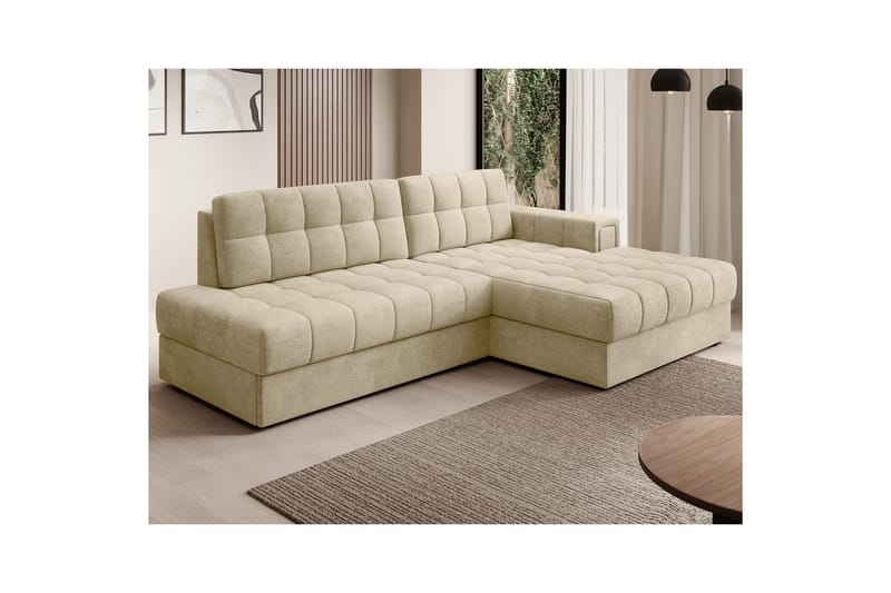Sektionssoffa Eltap Blezalt 240x150x82 cm - Monolith 04, Beige, Höger - Möbler - Soffa - Bäddsoffa