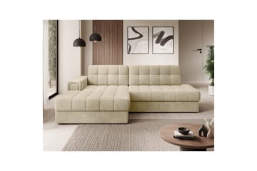 Sektionssoffa Eltap Blezalt 240x150x82 cm - Monolith 04, Beige, Vänster - Möbler - Soffa - Bäddsoffa