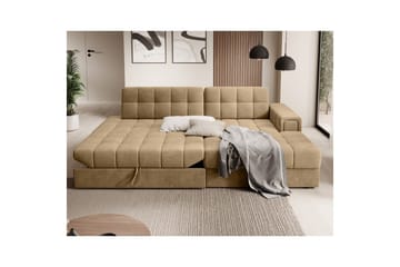 Sektionssoffa Eltap Blezalt 240x150x82 cm - Monolith 09, Mörkbeige, Höger - Möbler - Soffa - Bäddsoffa
