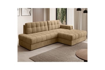 Sektionssoffa Eltap Blezalt 240x150x82 cm - Monolith 09, Mörkbeige, Höger - Möbler - Soffa - Bäddsoffa