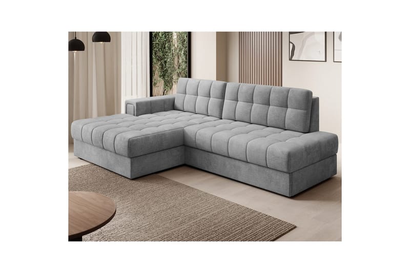 Sektionssoffa Eltap Blezalt 240x150x82 cm - Monolith 85, Grå, Vänster - Möbler - Soffa - Bäddsoffa