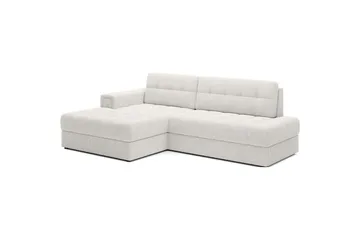Sektionssoffa Eltap Blezalt 240x150x82 cm - Royal 01, Vit, Vänster - Möbler - Soffa - Bäddsoffa