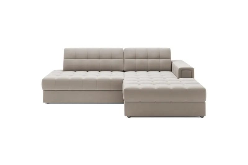 Sektionssoffa Eltap Blezalt 240x150x82 cm - Sola 18, Beige, Höger - Möbler - Soffa - Bäddsoffa