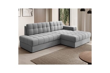 Sektionssoffa Eltap Blezalt 240x150x82 cm - Sola 4, Grå, Höger - Möbler - Soffa - Bäddsoffa