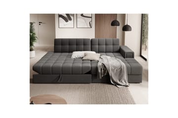 Sektionssoffa Eltap Blezalt 240x150x82 cm - Sola 6, Mörkgrå, Höger - Möbler - Soffa - Bäddsoffa