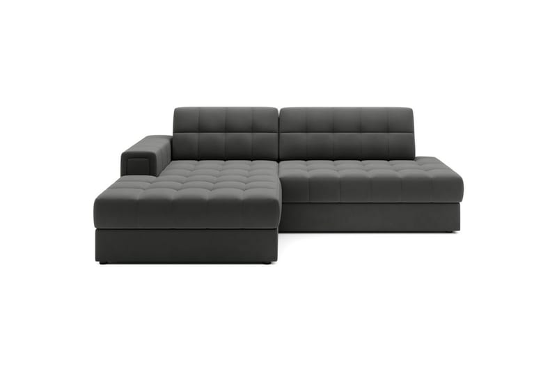 Sektionssoffa Eltap Blezalt 240x150x82 cm, Sola 6, Mörkgrå, Vänster