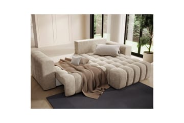 Sektionssoffa Eltap Bonett 250x175x92 cm - Dora 21 Beige, Höger - Möbler - Soffa - Bäddsoffa