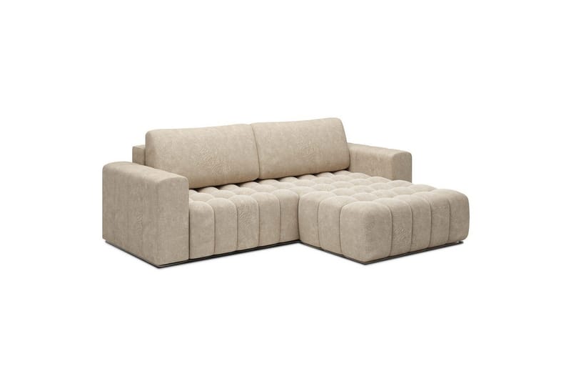 Sektionssoffa Eltap Bonett 250x175x92 cm - Dora 21 Beige, Höger - Möbler - Soffa - Bäddsoffa