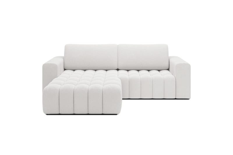 Sektionssoffa Eltap Bonett 250x175x92 cm, Jaffray 01, Vit, Vänster