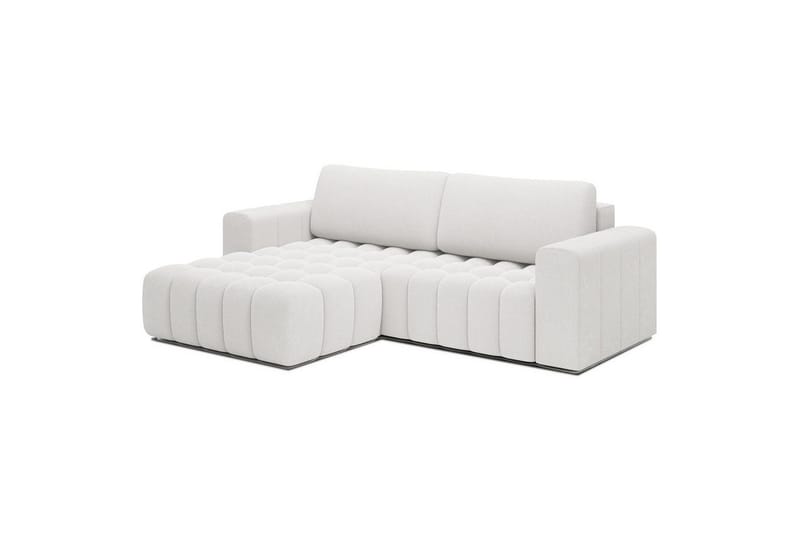 Sektionssoffa Eltap Bonett 250x175x92 cm - Jaffray 01, Vit, Vänster - Möbler - Soffa - Bäddsoffa