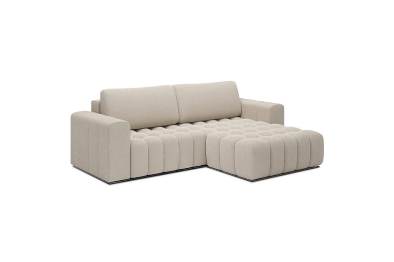 Sektionssoffa Eltap Bonett 250x175x92 cm - Jaffray 18, Beige, Höger - Möbler - Soffa - Bäddsoffa