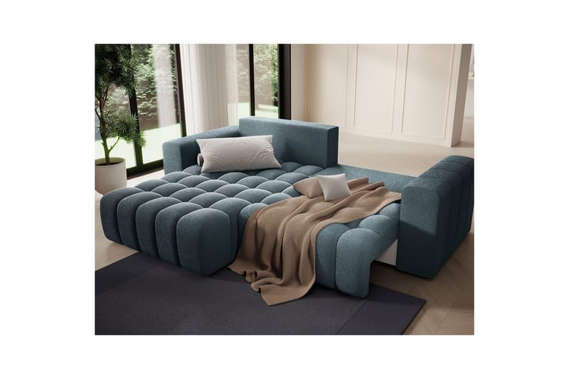 Sektionssoffa Eltap Bonett 250x175x92 cm - Jaffray 40, Blå, Vänster - Möbler - Soffa - Bäddsoffa
