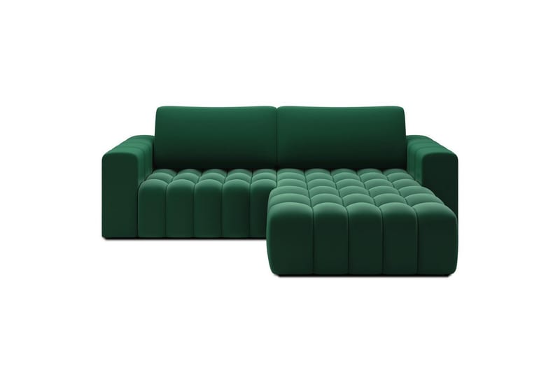 Sektionssoffa Eltap Bonett 250x175x92 cm - Kronos 19, Mörkgrön, Höger - Möbler - Soffa - Bäddsoffa