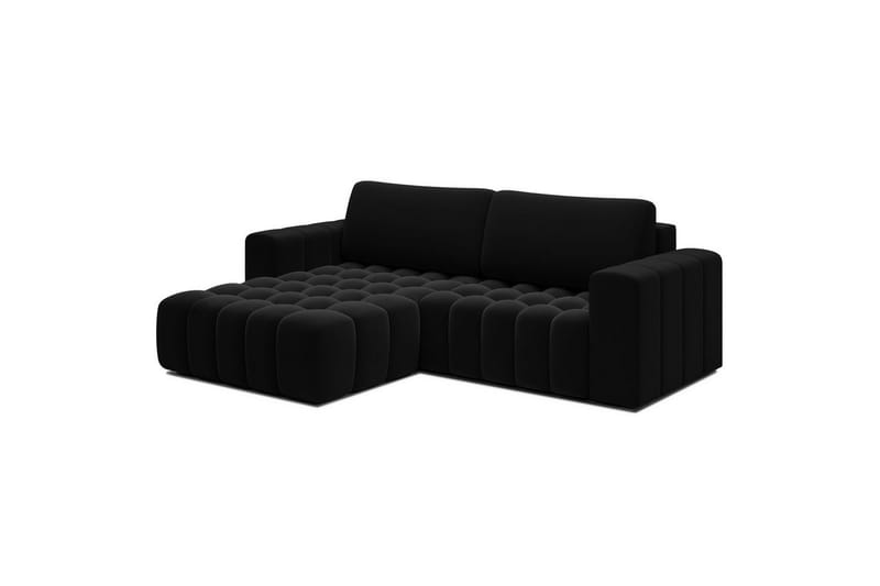 Sektionssoffa Eltap Bonett 250x175x92 cm - Matt Velvet 99, Blå, Vänster - Möbler - Soffa - Bäddsoffa