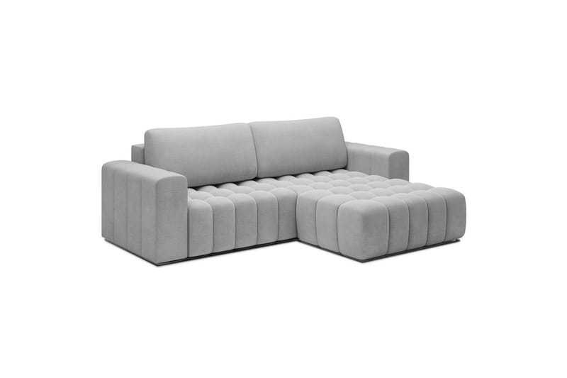 Sektionssoffa Eltap Bonett 250x175x92 cm - Monolith 84, Ljusgrå, Höger - Möbler - Soffa - Bäddsoffa