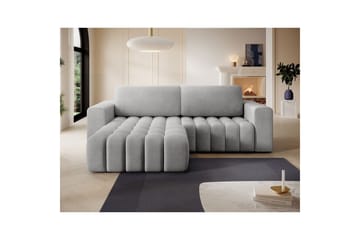 Sektionssoffa Eltap Bonett 250x175x92 cm - Monolith 84, Ljusgrå, Vänster - Möbler - Soffa - Bäddsoffa