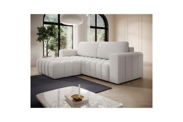Sektionssoffa Eltap Bonett 250x175x92 cm - Royal 01, Vit, Vänster - Möbler - Soffa - Bäddsoffa