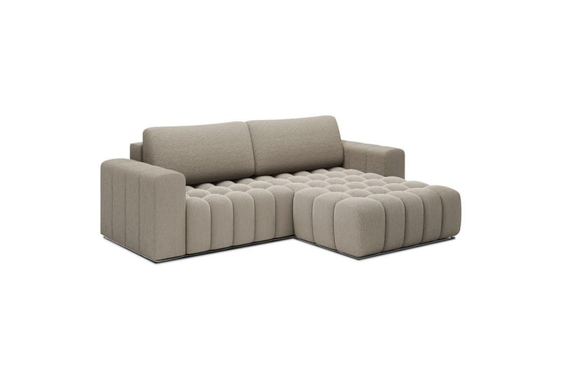 Sektionssoffa Eltap Bonett 250x175x92 cm - Royal 20, Beige, Höger - Möbler - Soffa - Bäddsoffa