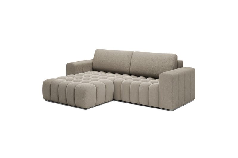 Sektionssoffa Eltap Bonett 250x175x92 cm - Royal 20, Beige, Vänster - Möbler - Soffa - Bäddsoffa
