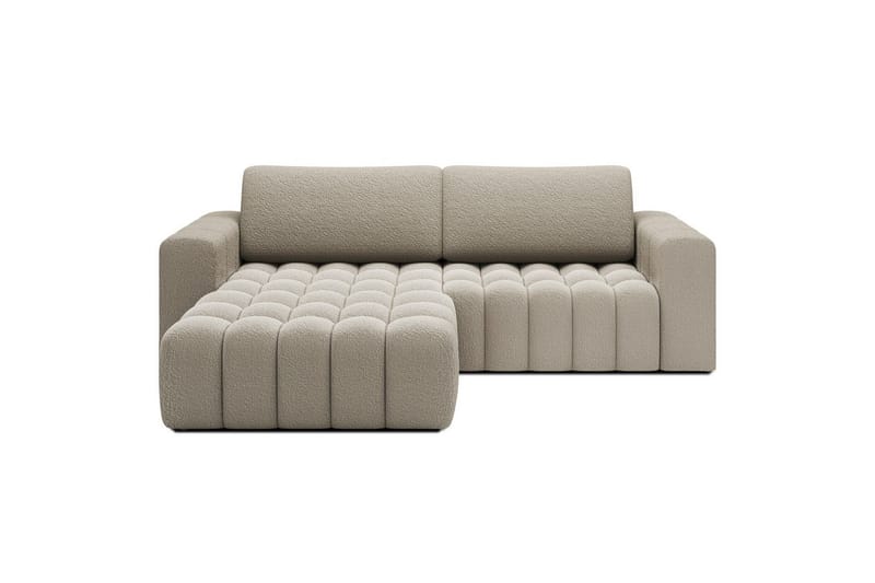 Sektionssoffa Eltap Bonett 250x175x92 cm, Royal 20, Beige, Vänster