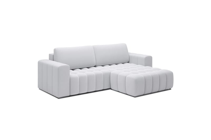 Sektionssoffa Eltap Bonett 250x175x92 cm - Solar 01, Vit, Höger - Möbler - Soffa - Bäddsoffa