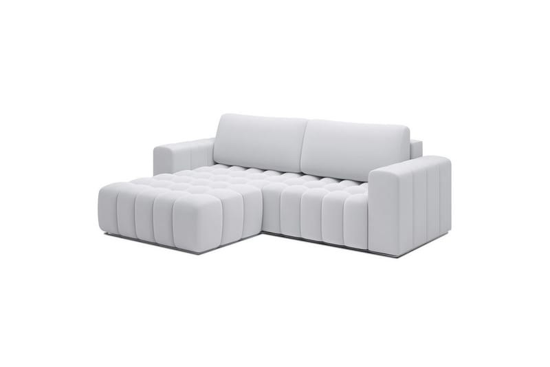 Sektionssoffa Eltap Bonett 250x175x92 cm - Solar 01, Vit, Vänster - Möbler - Soffa - Bäddsoffa