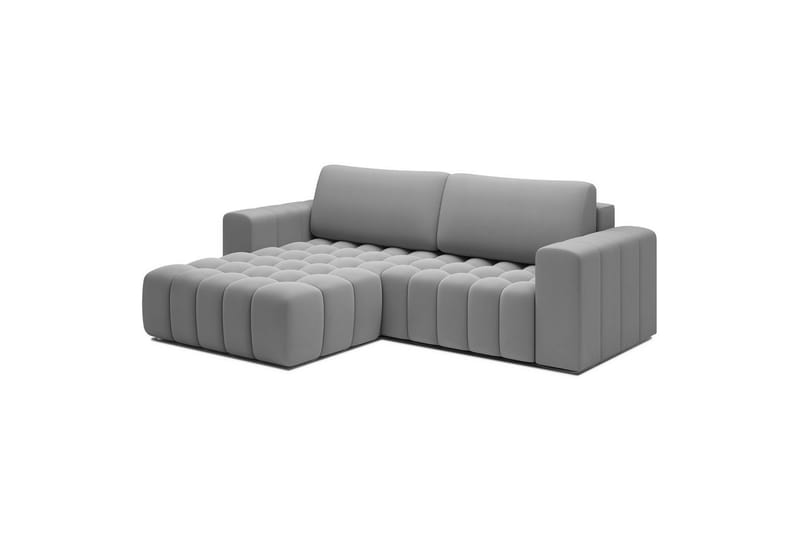 Sektionssoffa Eltap Bonett 250x175x92 cm - Paros 05, Ljusgrå, Vänster - Möbler - Soffa - Bäddsoffa