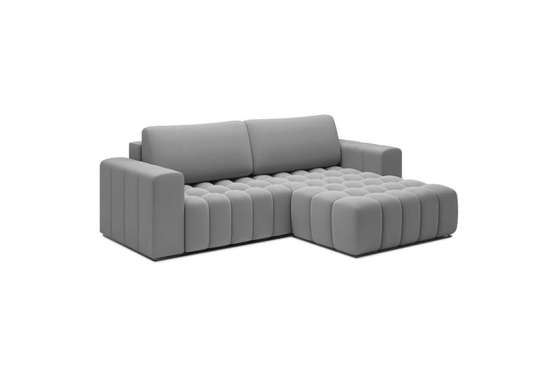 Sektionssoffa Eltap Bonett 250x175x92 cm - Paros 05, Ljusgrå, Höger - Möbler - Soffa - Bäddsoffa